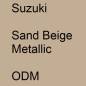 Preview: Suzuki, Sand Beige Metallic, ODM.